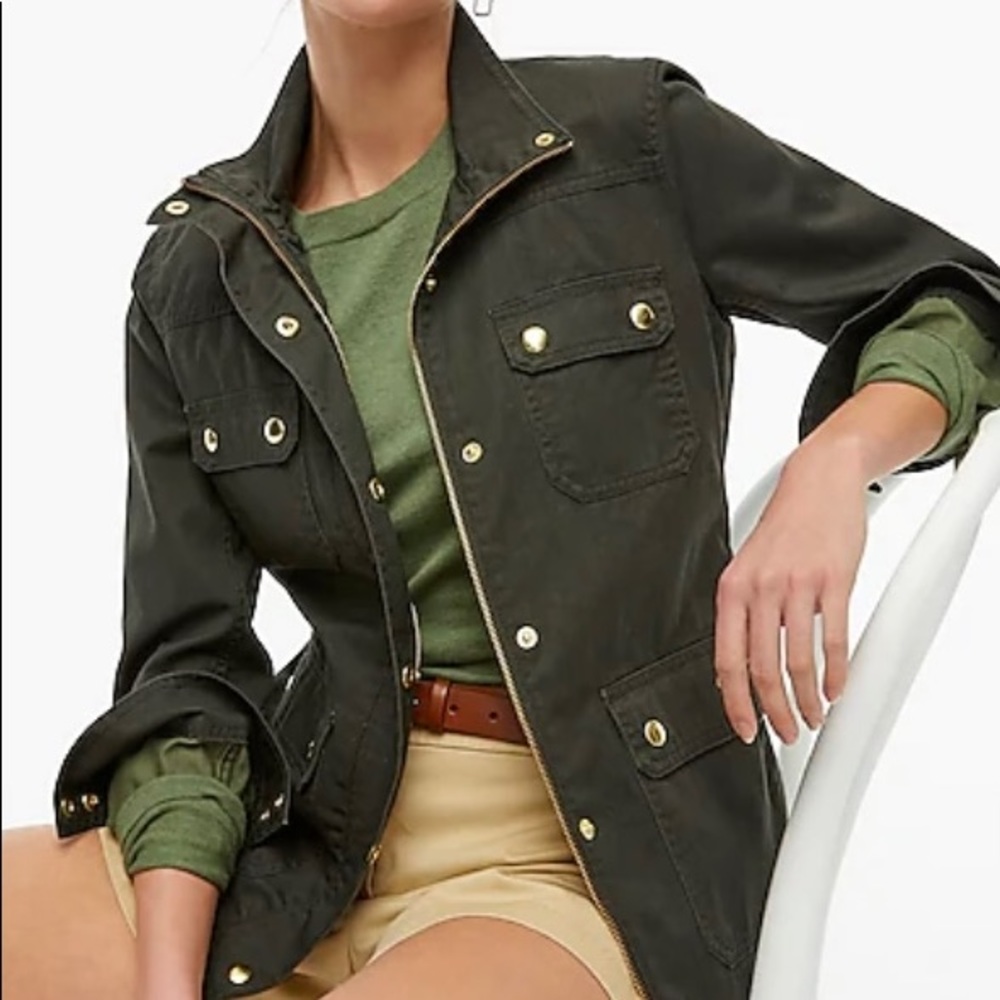 J Crew Factory twill field jacket NWT size PXS